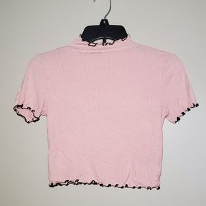 Short sleeve turtle neck